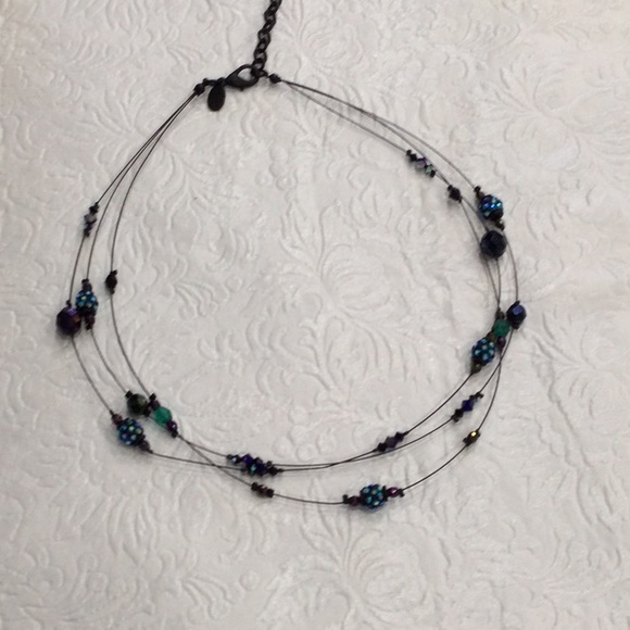 Chico's 3 Strand Beaded Necklace - Picture 10 of 12